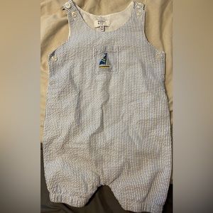 Baby boys corduroy tank romper